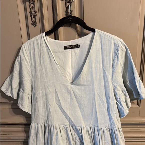 Universal Thread Blue Tiered Ruffled Sundress - Picture 2 of 5